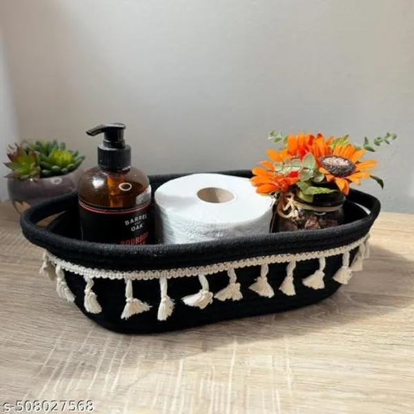 Black_Oval_Basket_Storage_with_Handmade_Noted_Laces