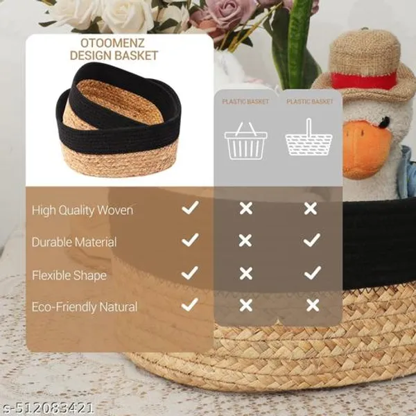 Jute_Storage_Pack_of_4_Rectangular_Basket_10x8x4"_