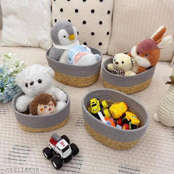 White_Kt_Rainbow_Cotton_Hamper_Basket_Perfect_For_Gifts_Weddings_&_Corporate_Hampers_(10_X6_X4_)
