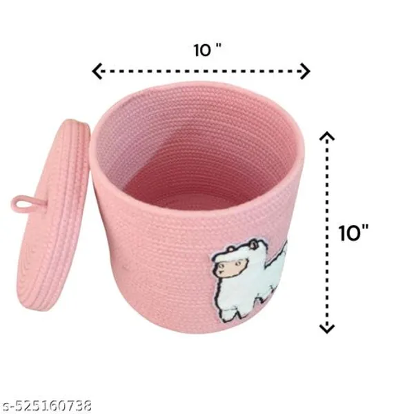 Pink_Evil_Eye_Basket_With_Lid_For_Kids_Nursery_Storage_(8X8_Inch)