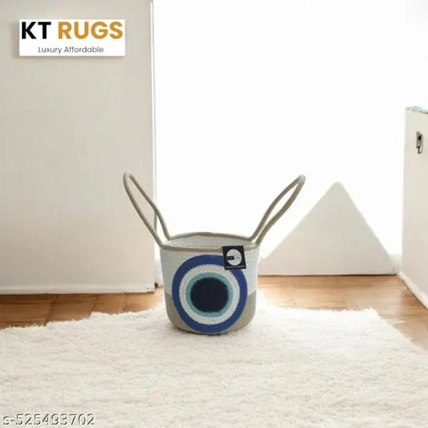 White_And_Blue_Evil_Eye_Basket_Nazar_Battu_(7X6_Inch)