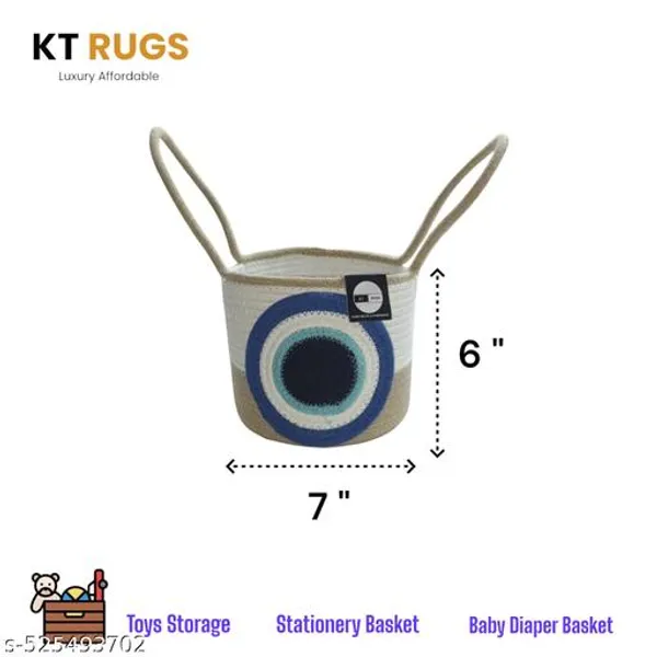 White_And_Blue_Evil_Eye_Basket_Nazar_Battu_(7X6_Inch)