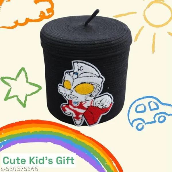 Black_Ultraman_Character_Design_Decorative_Container_For_Kids_Room