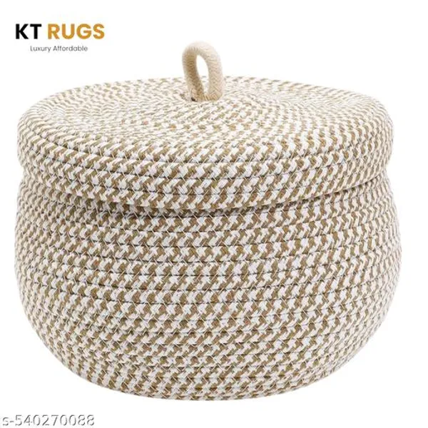 Beige_And_White_Cotton_Basket_A_Multipurpose_Trendy_Storage_Box_(9X7X5_Inch)