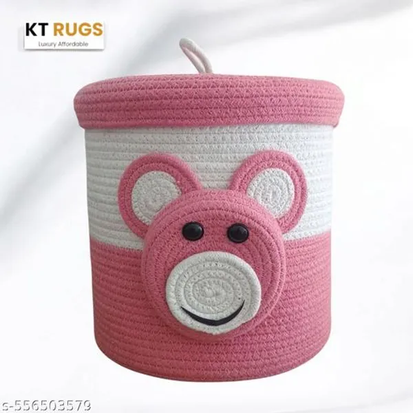 Pink_Bharat_Fabtex_Bathroom_Storage_Basket_13_Toilet_Paper_Holder_&_Towel_Organizer_With_Handle_Bohemian_Decor_For_Wedding_Guest_Favors_Easter_Or_Home_Decor