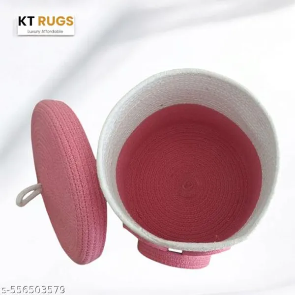 Pink_Bharat_Fabtex_Bathroom_Storage_Basket_13_Toilet_Paper_Holder_&_Towel_Organizer_With_Handle_Bohemian_Decor_For_Wedding_Guest_Favors_Easter_Or_Home_Decor