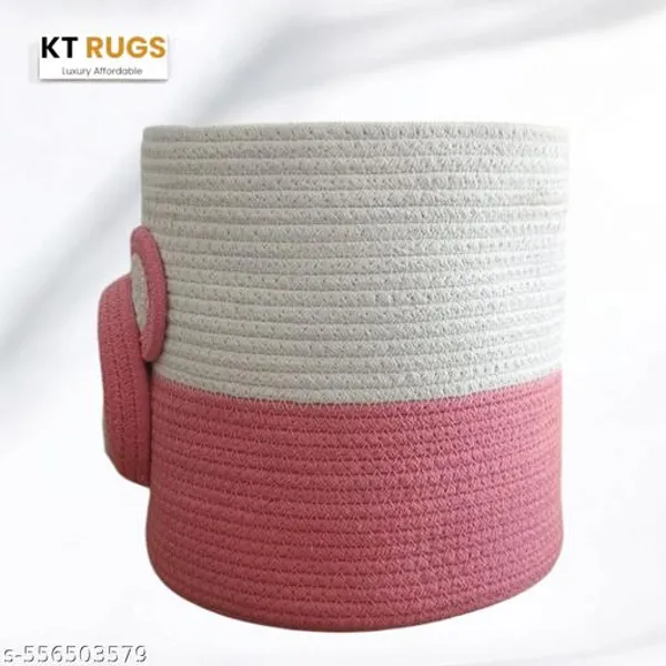 Pink_Bharat_Fabtex_Bathroom_Storage_Basket_13_Toilet_Paper_Holder_&_Towel_Organizer_With_Handle_Bohemian_Decor_For_Wedding_Guest_Favors_Easter_Or_Home_Decor