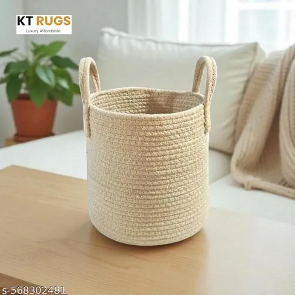 Beige_Cotton_Rope_Storage_With_Llama_Design_Decorative_Container_With_Lid_Basket_For_Kids_Room