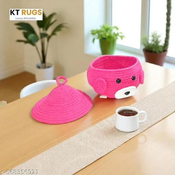 Pink_Cartoon_Storage_Basket_Woven_Organizer_For_Kids