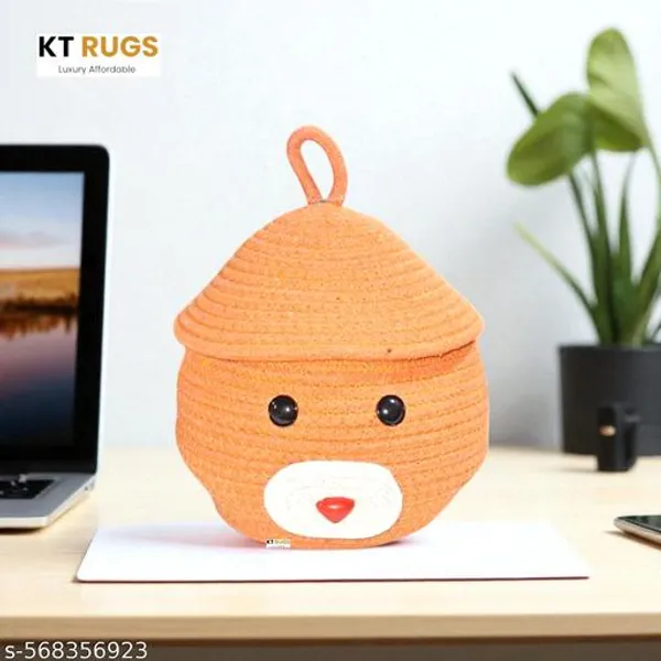 Orange_Matka_Basket_Small__Multi_Purpose_Storage_Red_And_Striped_Design_Festive_Holidays_Kids_Gifts