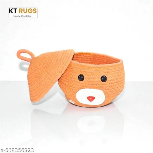 Orange_Matka_Basket_Small__Multi_Purpose_Storage_Red_And_Striped_Design_Festive_Holidays_Kids_Gifts