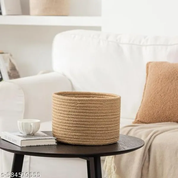 Beige_Cute_Teddy_Cotton_Rope_Storage_Organizer_(10_Diameter_X_10_Height)_Multipurpose_Kids_Toy_&_Nursery_Organizer