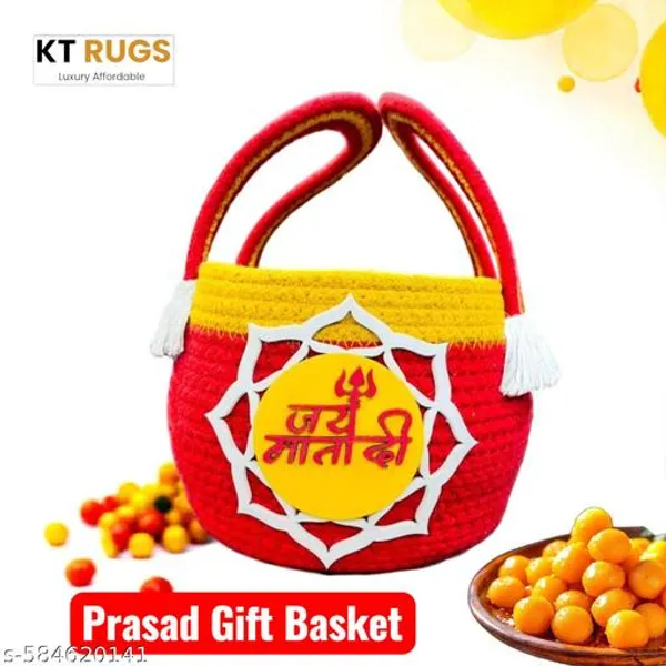 Red_And_Yellow_Navratri_Special_Prasad_Basket_Pooja_Basket_Maa_Ka_Jagran_Gift_Hamper_Basket_(7X7_Inch)