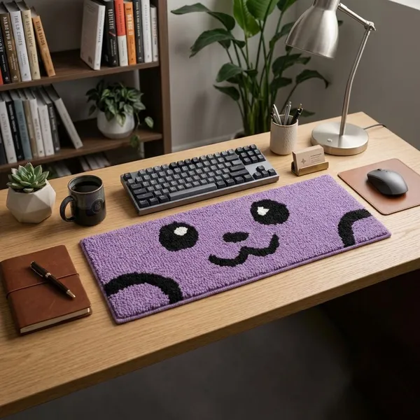 Keyboard_Wrist_Rest_Cute_Cat_-_Soft_Tufted_Plush_Wrist_Support_Pad_for_Mechanical_Keyboard,_Kawaii_Purple_Desk_Mat,_Non-Slip_Ergonomic_Wrist_Cushion_for_Gaming_Home_Office,_18_x_7_Inch