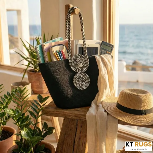 Aesthetic_Woven_Tote_Bag_For_Women_Large_Black_Boho_Shoulder_Bag_For_Laptop,_Work,_&_School_Handmade_Artisan_Beach_Bag_&_Travel_Carry-On_|_Kt_Rugs