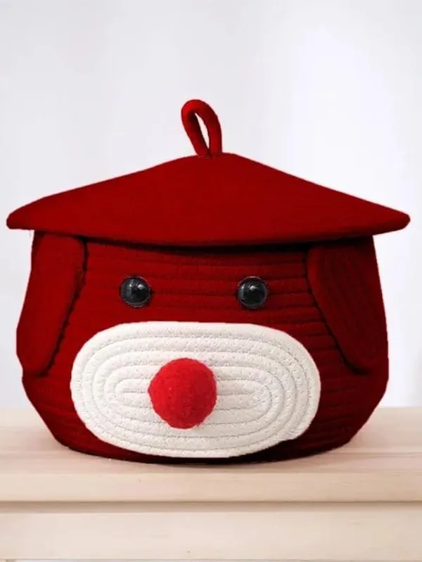 Red_Handmade_Cotton_Rope_Storage_Basket_Red_Animal_Design_With_Lid_Decorative_Container_For_Kids_Room_Matka_Basket