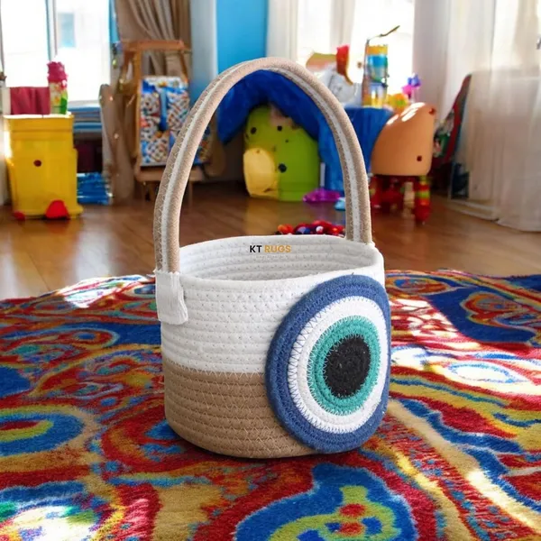 Evil_Eye_Basket_For_Small_Storage