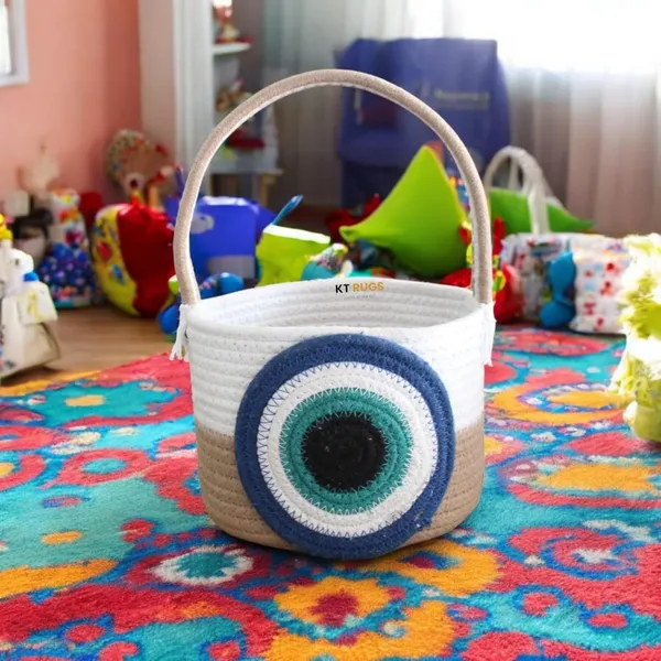 Evil_Eye_Basket_For_Small_Storage
