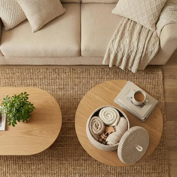 Beige_Woven_Storage_Basket_With_Lid_Natural_And_Handwoven_Jute_Cotton_Round_24_Cm_X_16_Cm_Decorative_Organiser