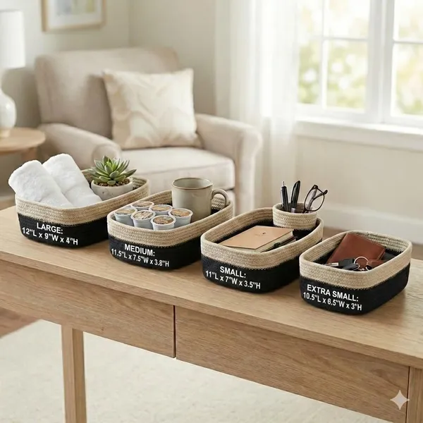 Beige_And_Black_Woven_Storage_Baskets_Jute_Rope_Organizer_Bins_Black_And_Natural_Multiple_Sizes_Home_Organization_(Set_Of_4)