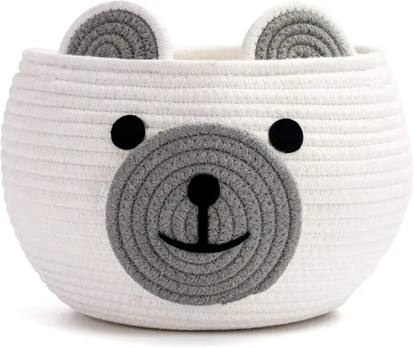 Cotton_Rope_Storage_Basket_with_Cute_Bear_Face_–_Handcrafted_Baby_Nursery_Organizer,_Toy_Bin_&_Home_Décor_Basket_|_Ø_25_cm_×_H_18_cm_|_100%_Natural_Cotton_|_Baby_Shower_Gift