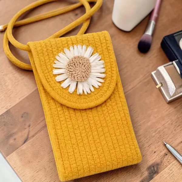 Handcrafted_Cotton_Rope_Mobile_Pouch_with_Daisy_Appliqué_–_Stylish_Crossbody_Sling_Bag_for_Women_&_Girls