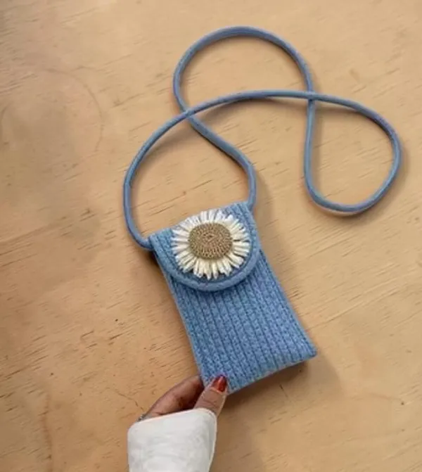 Handcrafted_Cotton_Rope_Mobile_Pouch_with_Daisy_Appliqué_–_Stylish_Crossbody_Sling_Bag_for_Women_&_Girls_(_Powdry_Blue)