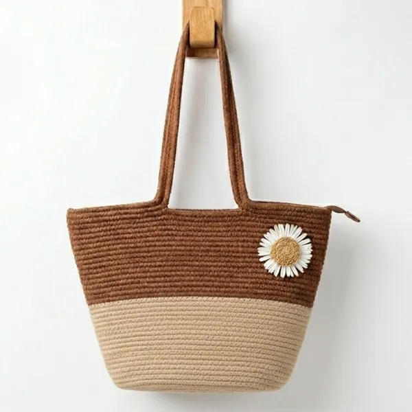 Handcrafted_Two-Tone_Cotton_Rope_Tote_Bag_with_Daisy_Accent_Beige_&_Camel