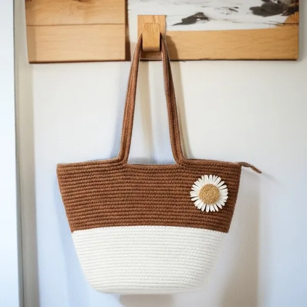Handcrafted_Two-Tone_Cotton_Rope_Tote_Bag_with_Daisy_Accent