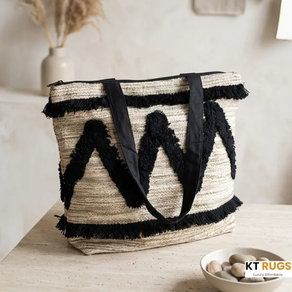Handwoven_Boho_Chevron_Fringe_Tote_Bag_|_Natural_Woven_Jute_&_Black
