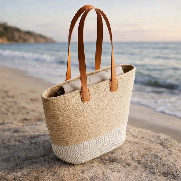 Premium_Woven_Jute_&_Cotton_Rope_Tote_Bag_|_Two-Tone_Market_&_Beach_Handbag_With_Vegan_Leather_Straps