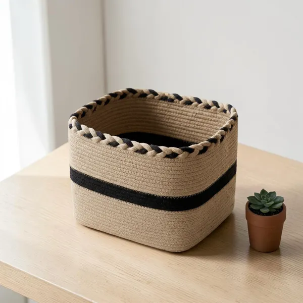 Large_Braided_Cotton_Storage_Cube_-_Black_&_Beige_|_Multipurpose_Laundry,_Toys,_Blanket_Basket