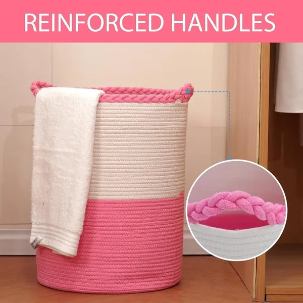 Large_Laundry_Hamper_Storage_Basket_for_Clothes,_Towels_and_Blankets_in_Livingroom,_Bedroom,_Laundry_Room_and_Basket_for_Nursery_Storage__(Pink_White_Zig_Zag)
