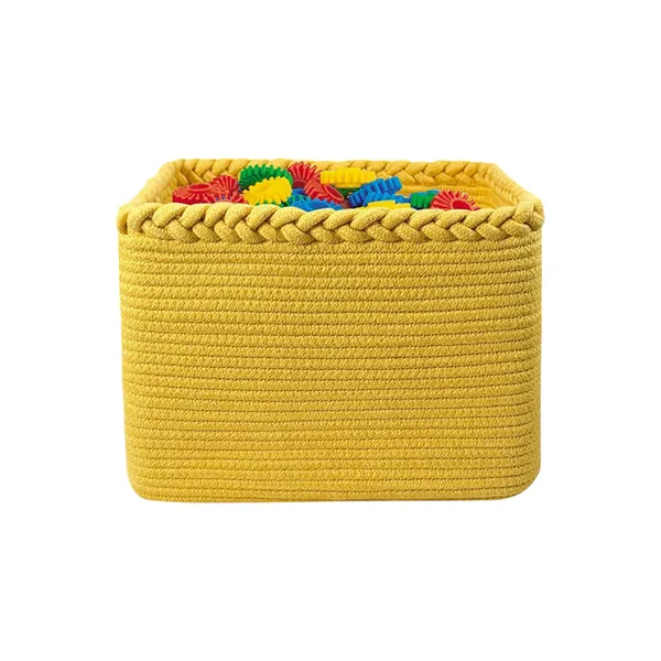 Large_Woven_Cotton_Rope_Storage_Basket_–_13.5"_x_11"_x_9.5"_Decorative_Organizer_Bin_with_Braided_Rim_for_Shelves,_Nursery,_Toys,_Laundry,_Closet_–_Mustard_Yellow