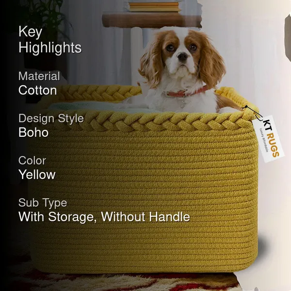 Large_Woven_Cotton_Rope_Storage_Basket_–_13.5"_x_11"_x_9.5"_Decorative_Organizer_Bin_with_Braided_Rim_for_Shelves,_Nursery,_Toys,_Laundry,_Closet_–_Mustard_Yellow