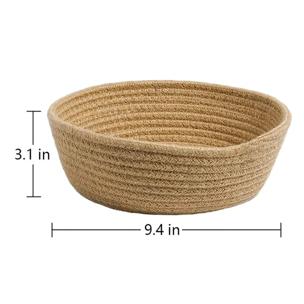 ute_Rectangular_Baskets_|_Storage/Shelves_Baskets_|_Fruit_Basket_(Beige,_Medium_-_9.4"_X_3.1")