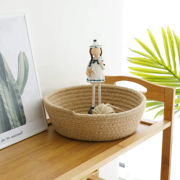 ute_Rectangular_Baskets_|_Storage/Shelves_Baskets_|_Fruit_Basket_(Beige,_Medium_-_9.4"_X_3.1")