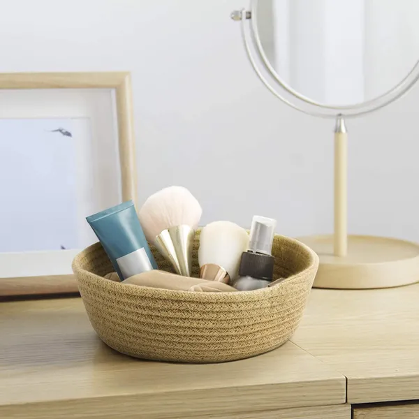 ute_Rectangular_Baskets_|_Storage/Shelves_Baskets_|_Fruit_Basket_(Beige,_Medium_-_9.4"_X_3.1")