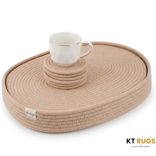 Premium_Woven_Cotton_Rope_Tray_&_Coaster_Set_Of_13(6_Placemats,6_Costers,_1_Tray)-_Minimalist_Home_Decor