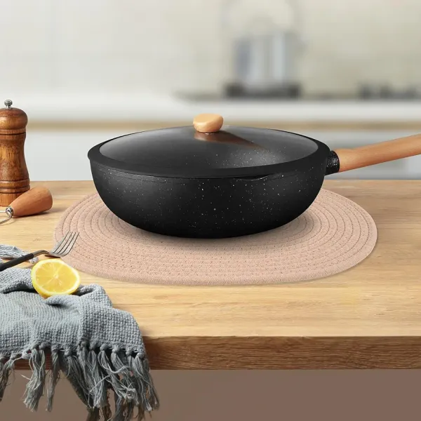 Premium_Woven_Cotton_Rope_Tray_&_Coaster_Set_Of_13(6_Placemats,6_Costers,_1_Tray)-_Minimalist_Home_Decor
