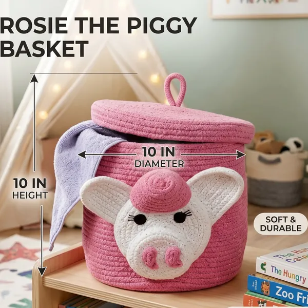 Rosie_the_Piggy_Basket_—_Adorable_Cotton_Rope_Storage_Basket_for_Kids'_Rooms_|_Toy_Organizer_with_Lid