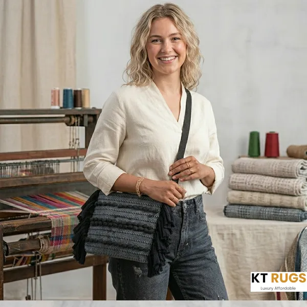 Trendy_Handwoven_Boho_Sling_Bag_With_Tassels_&_Pom-Poms_|_Crossbody_Side_Purse_For_Women_&_College_Girls