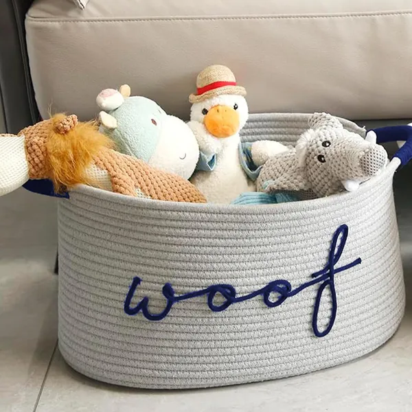 Woven_Dog_Toy_Basket,_Storage_Box_for_Puppy_Accessories,_Robust_Grips,_Round_Toy_Basket_for_Dogs,_Blankets_and_Pet_Accessories_(Grey)