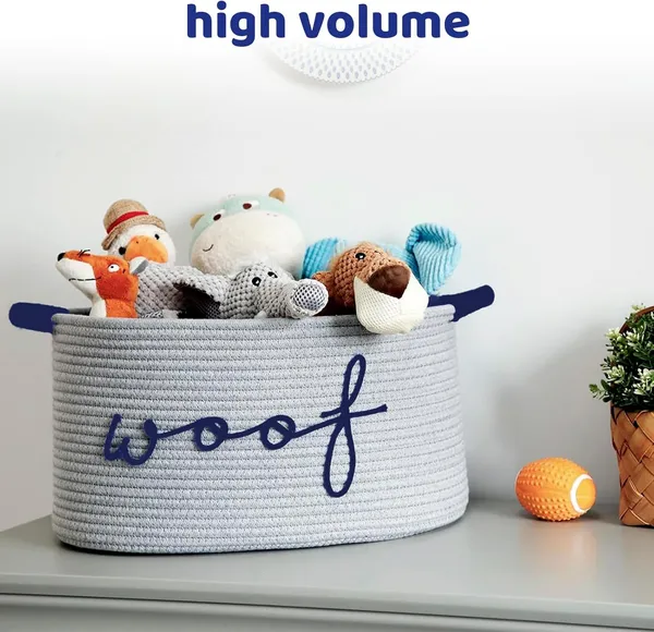 Woven_Dog_Toy_Basket,_Storage_Box_for_Puppy_Accessories,_Robust_Grips,_Round_Toy_Basket_for_Dogs,_Blankets_and_Pet_Accessories_(Grey)
