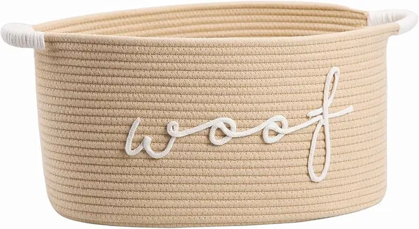 Woven_Dog_Toy_Basket,_Storage_Box_for_Puppy_Accessories,_Robust_Handles,_Round_Toy_Basket_for_Dogs,_Blankets_and_Pet_Accessories_(Khaki)