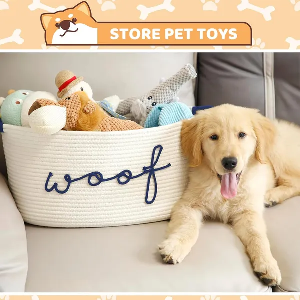 Woven_Dog_Toy_Basket,_Storage_Box_for_Puppy_Accessories,_Sturdy_Handles,_Round_Toy_Basket_for_Dogs,_Blankets,_and_Pet_Supplies