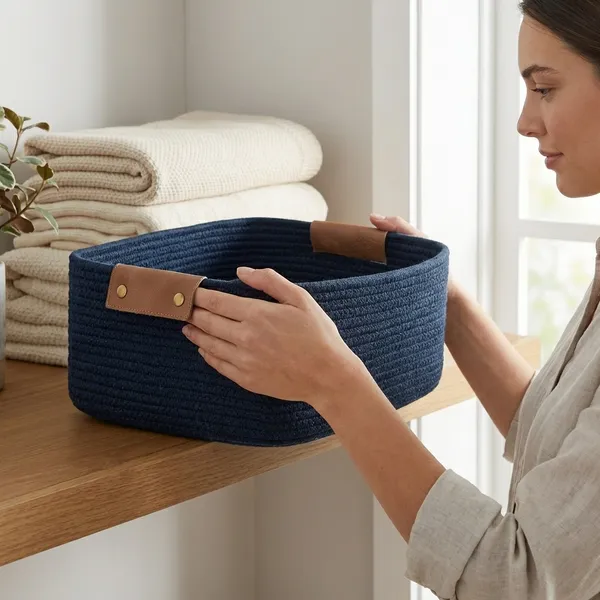 Navy_Blue_Multi_Purpose_Storage_Containers_Egg_Storage_Basket_Stationery_Basket_Eco_Friendly_Basket_Jute_Storage_Basket