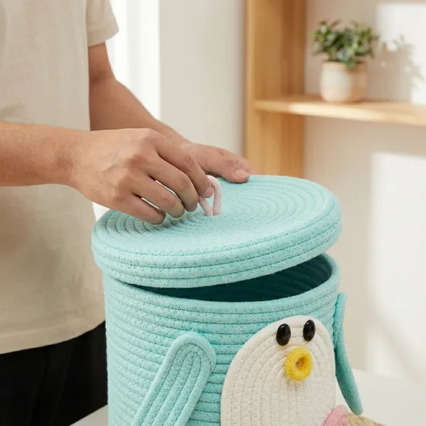 Green_Round_Small_Basket_For_Organizing_Natural_Jute_Rope_Storage_Bin