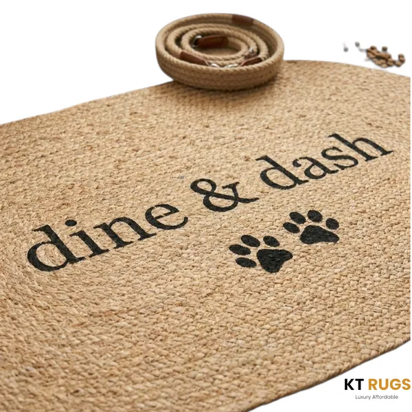 Dine_&_Dash_Natural_Jute_Pet_Feeding_Mat_Oval_Braided_Dog_&_Cat_Food_Bowl_Rug_Non-Slip,_Eco-Friendly_Burlap_Decor_With_Paw_Print_Design_Large_Absorbing_Water_Station_Protector