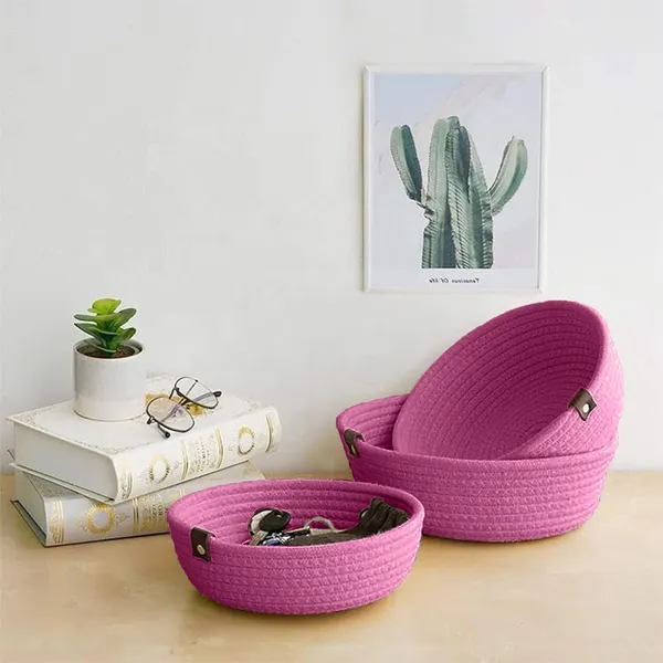 Cute_Storage_Baskets,_Natural_Handwoven_Round_Nesting_Bowls_with_Leather_Tabs,_Set_of_3,_Small_Medium_Large_(Pink)-KT_RUGS